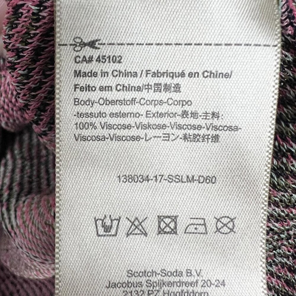 Scotch & Soda El Santo Camaleon stretch knit mock neck sleeveless sweater floral - Picture 7 of 8